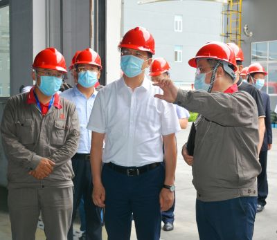 落实防汛工作 筑牢安全防线|潍坊市委书记惠新安调研山东bevictor伟德官网药业防汛及汛期企业安全生产工作